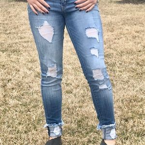 Distressed Skinny Jeans